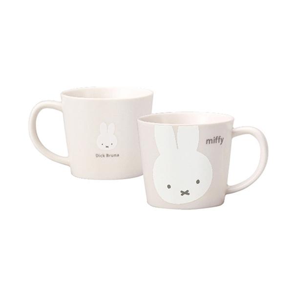 Miffy（ミッフィー） 288750 金正陶器 ホワイトフェイス ペアマグ