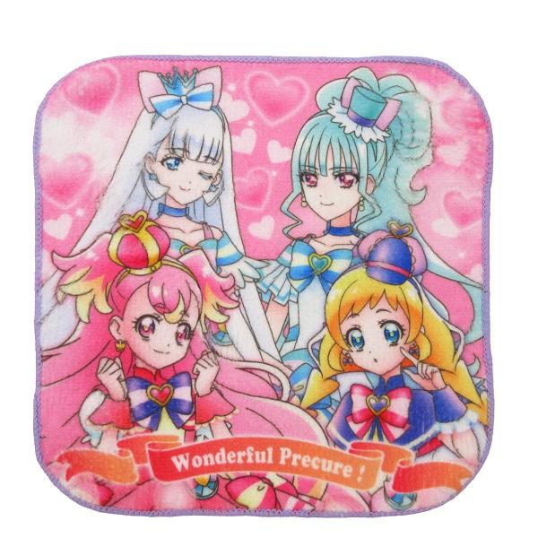 ネコポス便発送可】25551 プリキュア ミニタオル3枚セット わんだふる