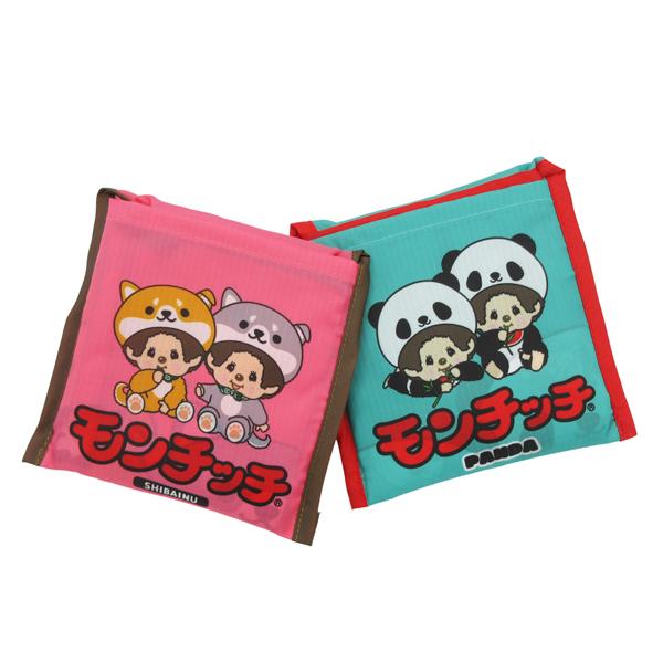 ネコポス便発送可】MOMS-2538-39 モンチッチ エコバッグ M サイズ 柴犬