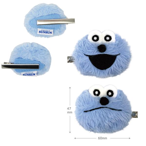 ネコポス便発送可】SN25-01 パペットスンスン ぬいぐるみヘアクリップ