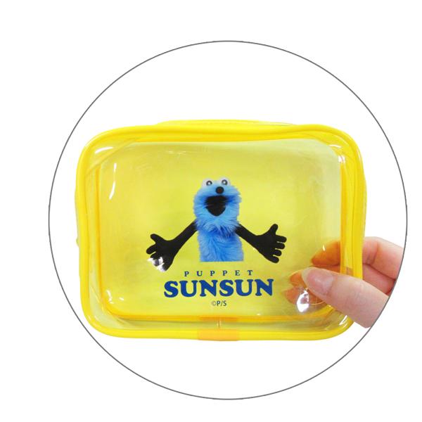 SN12-01 パペットスンスン クリアポーチ スンスン PUPPET SUNSUN 小物