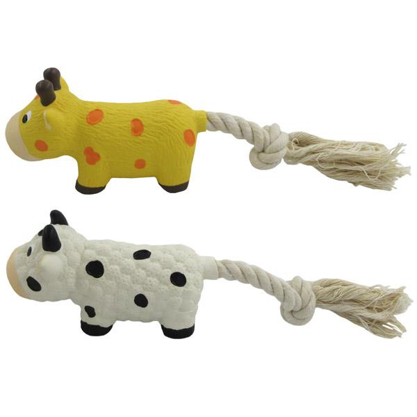 WL2745-46 WILL ロープテイル キリン カウ 犬用 ペット用 おもちゃ 音