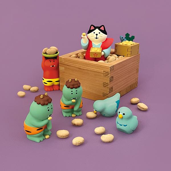 コンコンブル ちび福鬼トリオ　カミナリ門　節分 デコレ コンコンブル 節分 カミナリ門 新品未使用 - メルカリ