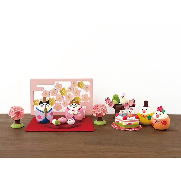 DECOLE（デコレ） ZMM-38507L「ひなケーキ 文鳥雛」桜うららか