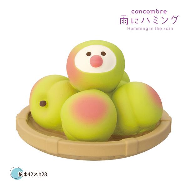 コンコンブル　concombre デコレ　梅雨34点セット　屋台　ご先祖さま DECOLE（デコレ） ZSV-16116E 梅の実文鳥 雨にハミング Humming in the