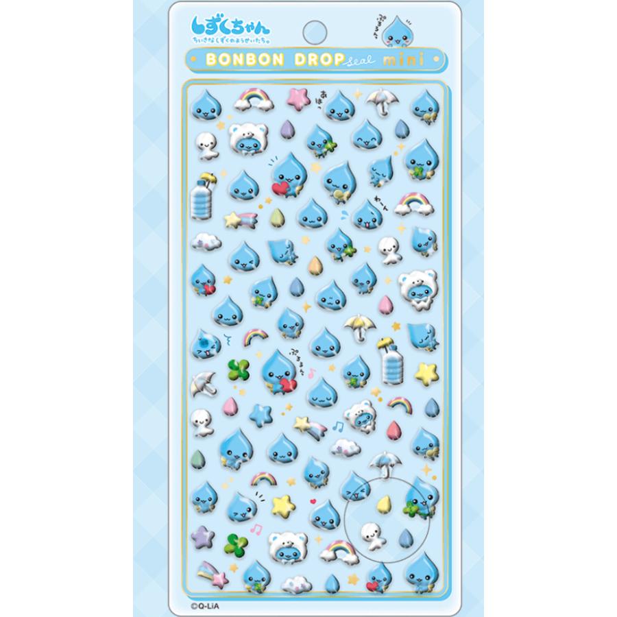 Q-LiA（クーリア） 『新品』ボンボンドロップシールミニ しずくちゃん