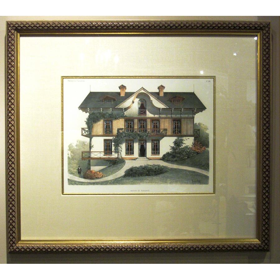 輸入 Victor Pitit リトグラフ フランスの家 額絵 クラシック 絵画 Ka4124b ノア インテリア コレクション 通販 Yahoo ショッピング