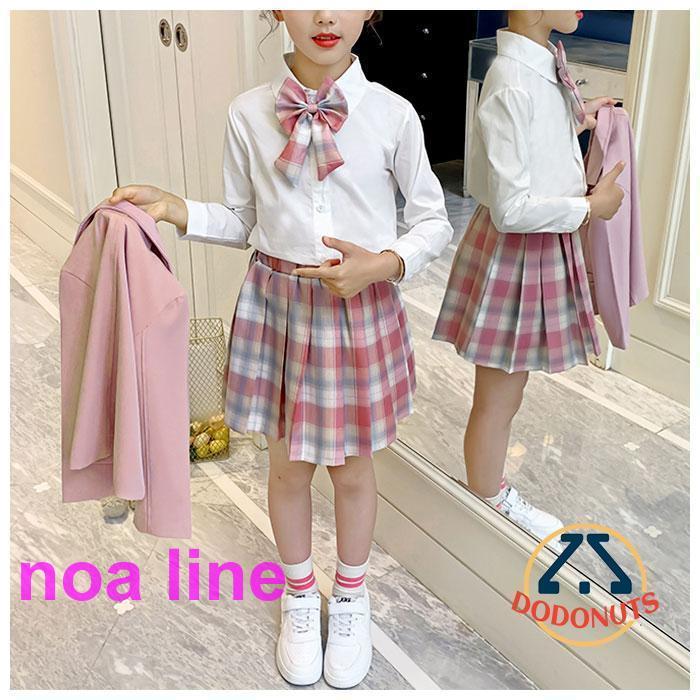 子供 服 女の子 セットアップ 通販 スカート プリーツ ジャケット ツーピース セット 子供服 キッズ ガールズ 春 秋 かわいい 上下セット おしゃれ｜noaline｜09