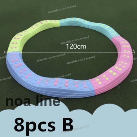 でこぼこバランスブロック バランスストーン 平均台 8/12/20ピース 子供用 2歳以上 筋力 体幹 運動トレーニング スポーツ アウトドア バランス遊具 運動不足｜noaline｜03
