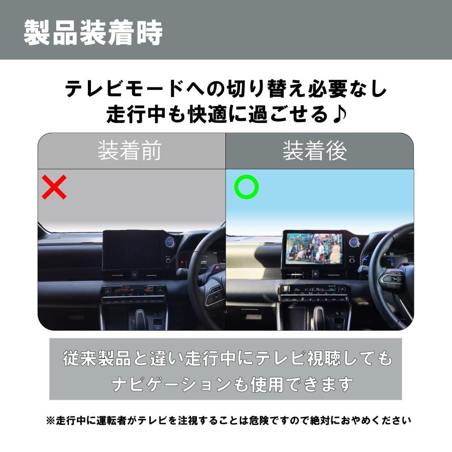 ディスプレイオーディオ(コネクテッドナビ対応) テレビ視聴中ルート案内可能キット OBD車検対応!テレビ視聴中もトンネル通過中もルート案内可能】テレビ