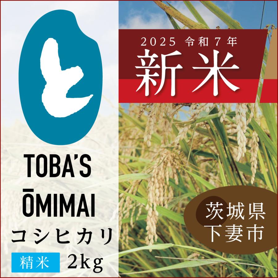 コシヒカリ 茨城県産コシヒカリ【精米 2kg】令和7年度＜新米＞送料無料 