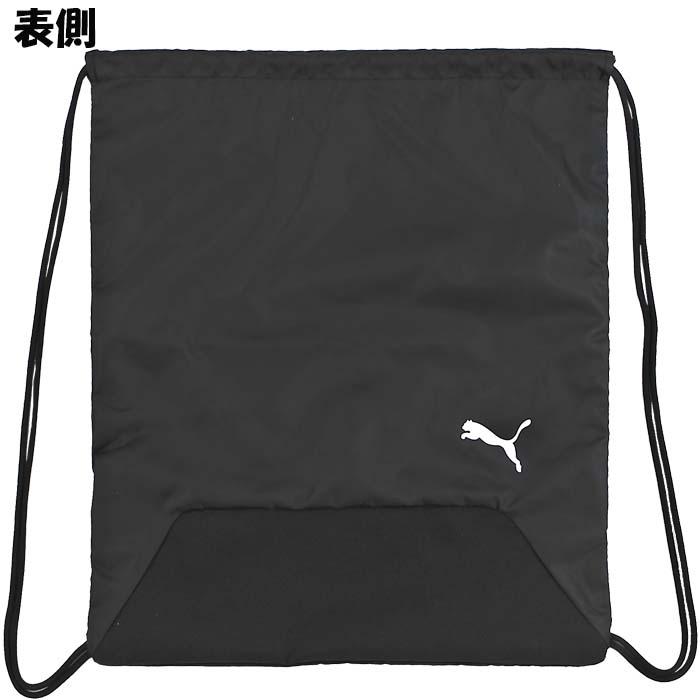 プーマ ナップサック(16L) 2026年版【090240 01:ブラック】/ PUMA teamGOAL ジムサック プーマ puma チームゴール スポーツバッグ サブバッグ プーマジムサック |  | 02