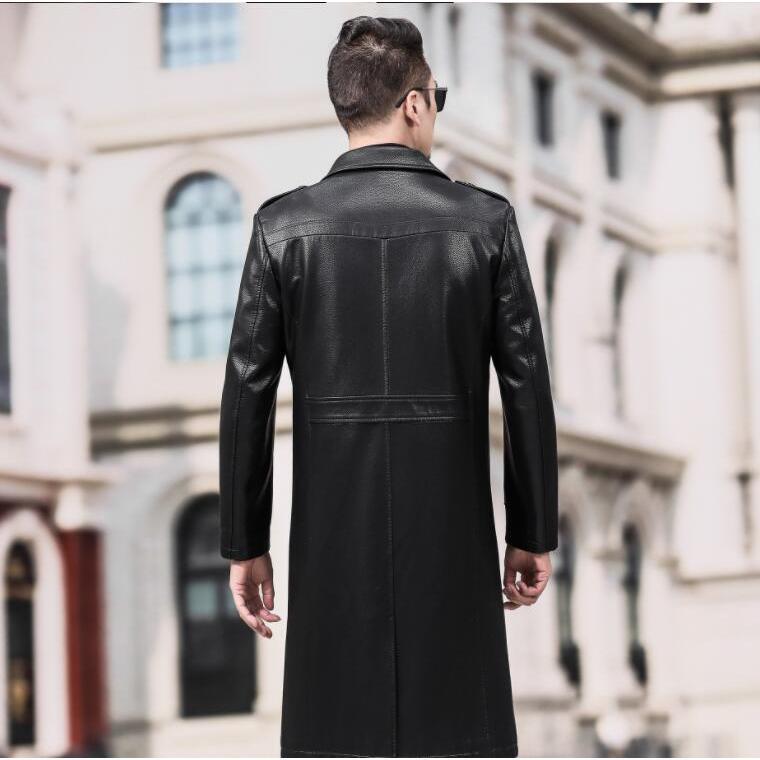 大きいサイズ Maison Metaphore フェイクレザーコート-