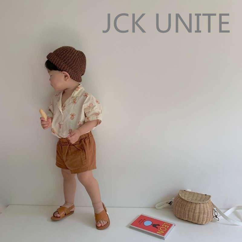 子供服 春夏 セットアップ パイナップル シャツ トップショーツ 幼児 かわいい 男の子 キッズ カジュアル おしゃれ Vi7eil5idu Heilsuver Is