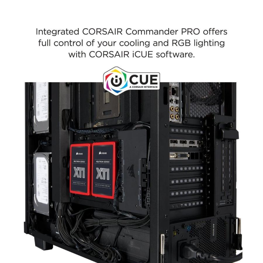 Corsair Obsidian 500D RGB SE ミドルタワー型PCケース RGBファン搭載モデル CS7305 CC-901113 Corsair Obsidian 500D RGB SE ミドルタワー型PCケース RGBファン搭載モデル CS7305 CC