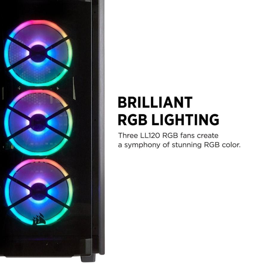 Corsair Obsidian 500D RGB SE ミドルタワー型PCケース RGBファン搭載モデル CS7305 CC-901113 Corsair Obsidian 500D RGB SE ミドルタワー型PCケース RGBファン搭載モデル CS7305 CC