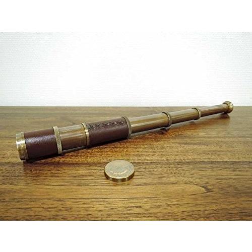 ブラステレスコープ 望遠鏡 真鍮 インテリア オブジェ おしゃれ 大人 アジアン雑貨 アンティーク クラシック 北欧 Dallasreceiver Com