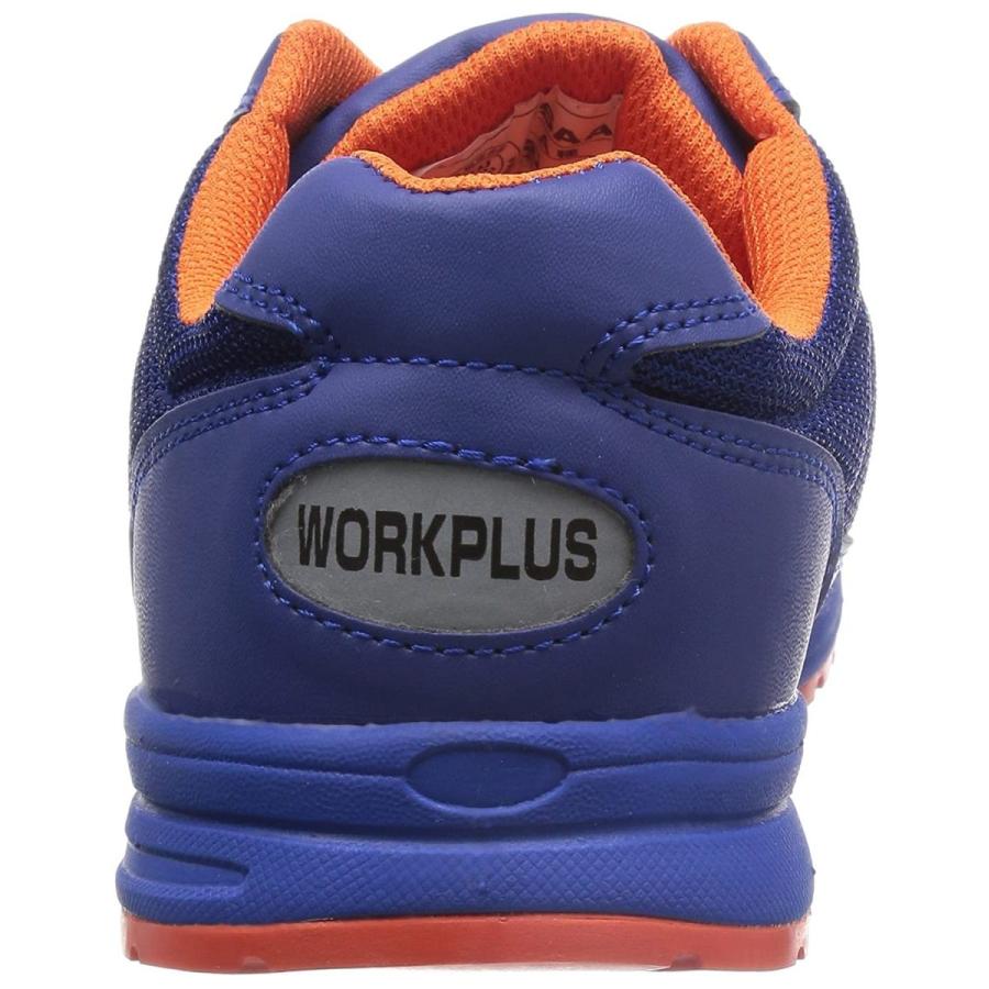 ミドリ安全 安全作業靴 JSAA認定 耐滑 プロスニーカー WPT110 メンズ ブルー×オレンジ 24.5