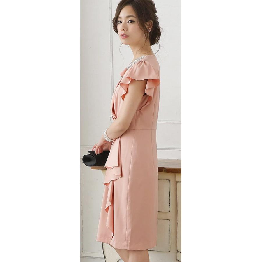 無料長期保証 プールヴー ドレス ワンピース パーティードレス 結婚式 二次会 レディース ピンクベージュ Xlサイズ 13号 最安値に挑戦 Zoetalentsolutions Com