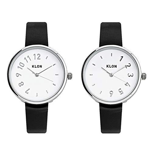 腕時計 メンズ 人気 ブラック 人気 ブランド 防水 置き時計 レザー おしゃれ レディース インテリア時計 黒 Connect ペア