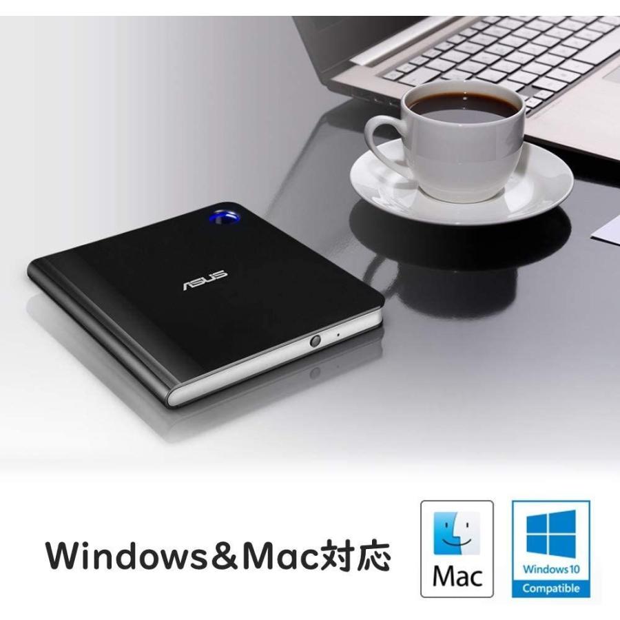ASUS ブルーレイドライブ Blu-ray 外付け ポータブル バスパワー USB3.1 Win&Mac ウルトラスリム Type-C M｜nobiru｜06