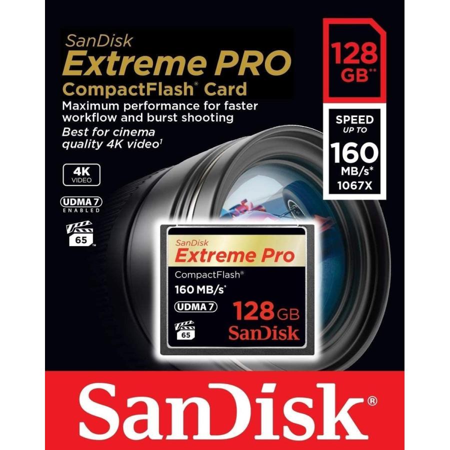 【最終】 SanDisk Extreme PRO コンパクトフラッシュ 128GB 160MB/s 1067倍速 SDCFXPS-128G-X46 【X1913997838】(10851円)