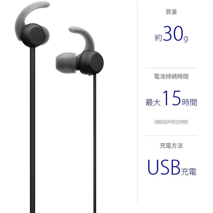 ブランド ソニー ワイヤレスステレオヘッドセット/マイク付き / 2020年モデル ブラック WI-SP510 B 【R1878537739】(10650円)