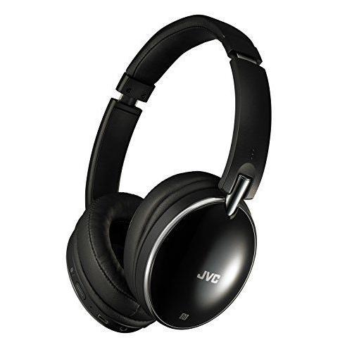 JVC HA-S88BN ノイズキャンセリングヘッドホン Bluetooth・NFC対応 連続27時間再生 有線接続対応 ハンズフリー通話用