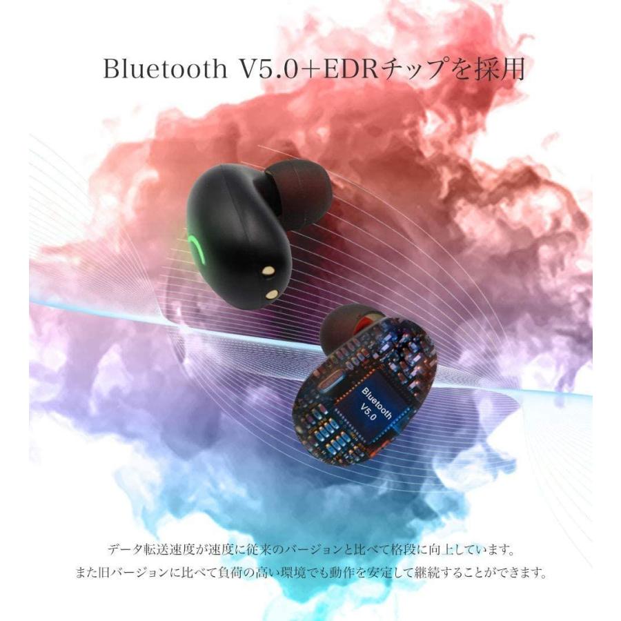 2020年 Bluetooth イヤホン ワイヤレスイヤホン Hi-Fi Bluetooth5.0+