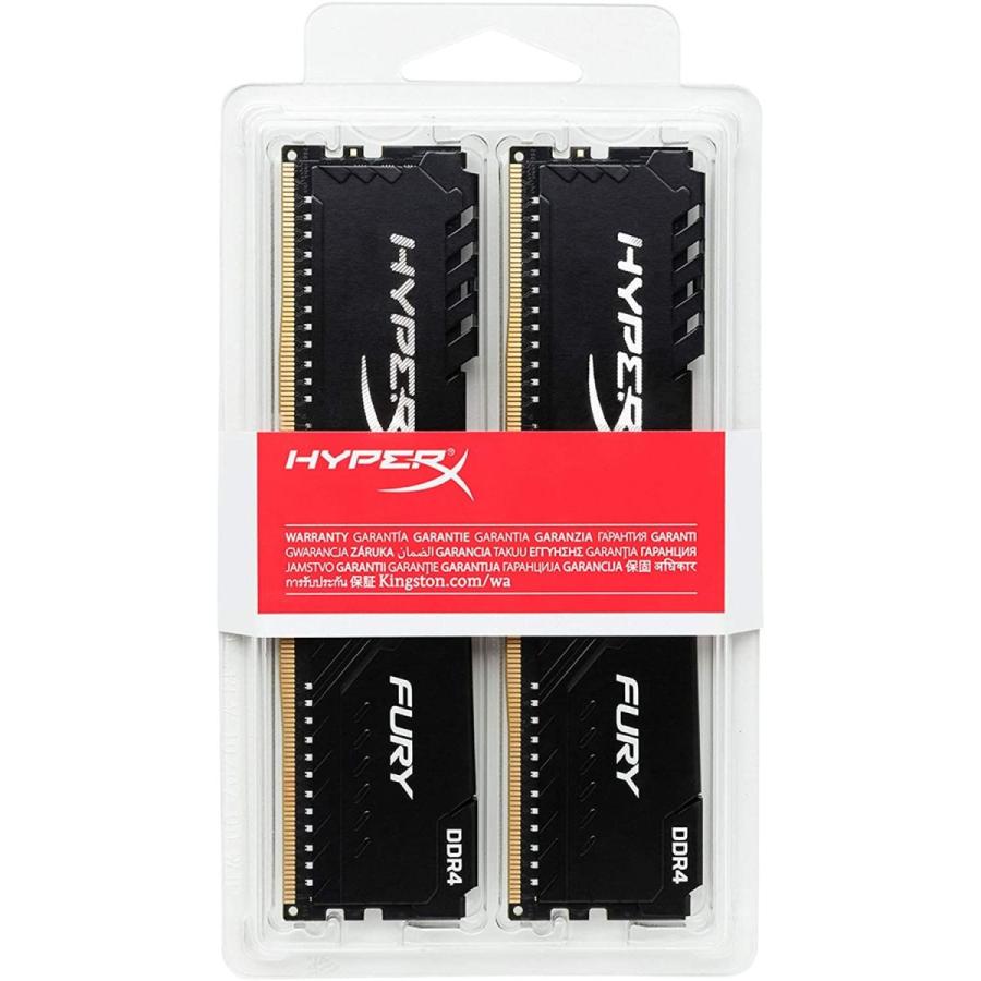 キングストン Kingston デスクトップPC用メモリ DDR4 2666MHz 16GBx2枚 HyperX FURY CL16 HX4 キングストン Kingston デスクトップPC用メモリ DDR4 2666MHz 16GBx2枚 HyperX FURY CL16 HX4