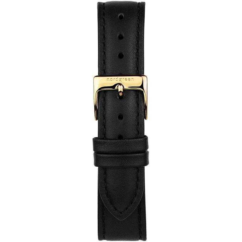 【アウトレット品】 Nordgreen ノードグリーンInfinity レディースの北欧デザイン腕時計 ゴールド 32mm ブラック レザー ストラップ 【2376731447】(13475円)
