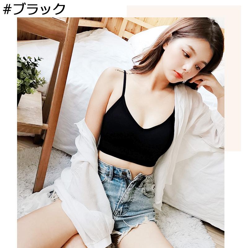 HYEON バックオープンキャミソール Mサイズ ブラック crie conforto | カップ付きバックオープンキャミソール