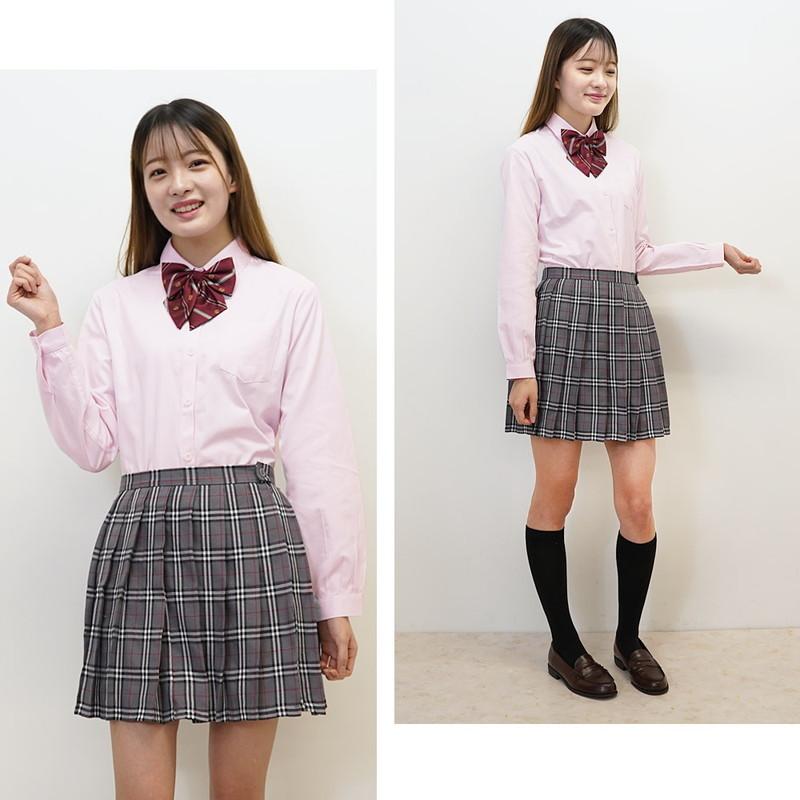 スクールシャツ 女子 長袖 制服 シャツ スクール 白シャツ 高校生 女子高生 JK ブラウス ビジネス オフィス ワイシャツ フォーマル 安心透けカット |  | 12
