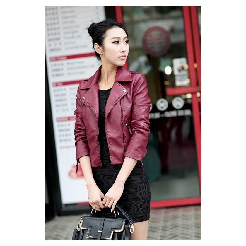 ライダースジャケット レディース 秋服 ファッション レザージャケット