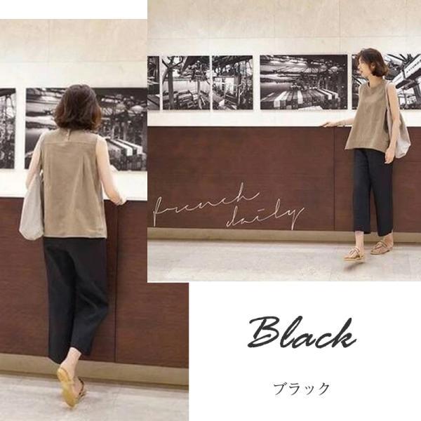 ガウチョパンツ 春 リネンパンツ レディース ウェストゴム イージーパンツ リネン パンツ ワイドパンツ 大きいサイズ 無地 ゆったり 麻 リネン混 麻混 |  | 12