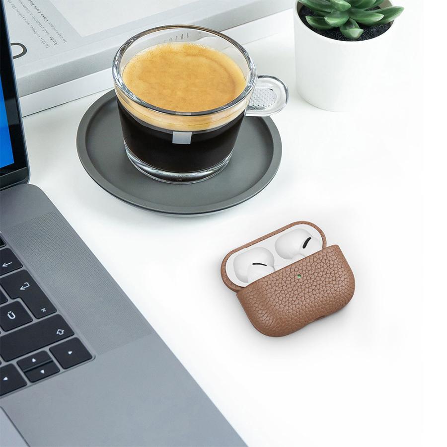 airpods pro ケース 本革 airpodspro2 3 対応 エアーポッズ 保護カバー