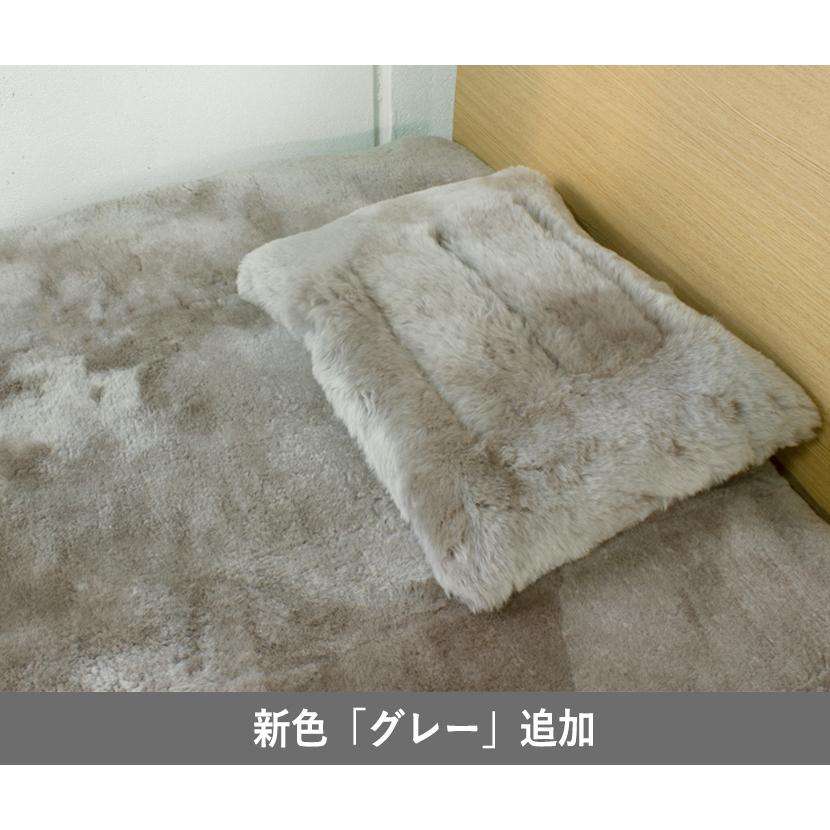 mouton＆interior NOBLE La joie 日本製 ムートン プレミアム枕 パイプ