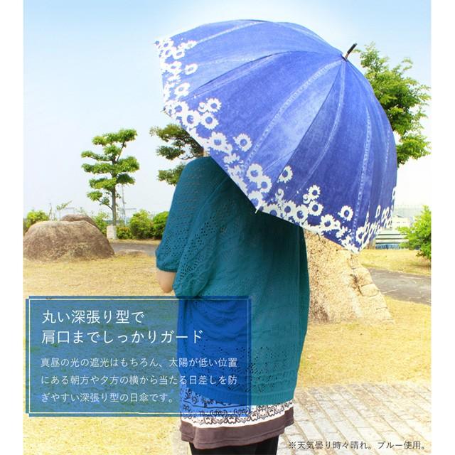 夏の日差しにも負けな日傘を デニム日傘 日傘 パラソル 晴雨兼用 Uvカット 紫外線カット 遮光率99 以上 遮熱 ファッション Fson001 ムートン インテリア ノーブル 通販 Yahoo ショッピング