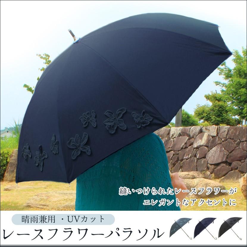 【新品未使用タグ付き日本製 高級レース 晴雨兼用パラソル（UVカット加工・ 新品未使用タグ付き日本製 高級レース 晴雨兼用パラソル（UV