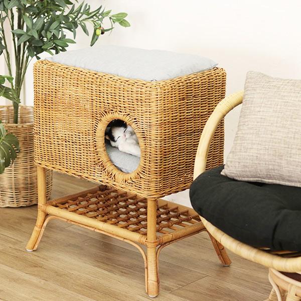 【超激レア】 サンフラワーラタン ラタン ペットハウス GK137MER 【B1834315243】(10400円)