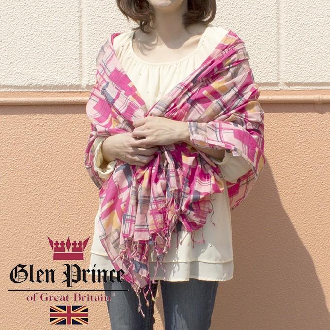 グレンプリンスストール Glen Prince コットンストール グラフィック柄 ピンク 正規販売店 ギフト対応 春夏 Gp12cvpk ムートン インテリア ノーブル 通販 Yahoo ショッピング
