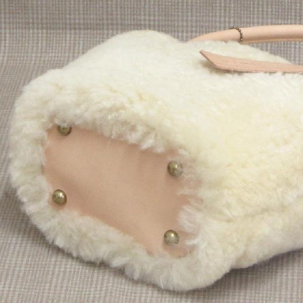 mukuムートントートバッグNATURAL697 mukuムートントートバッグ ハンドバッグNATURAL697 リアル ニット