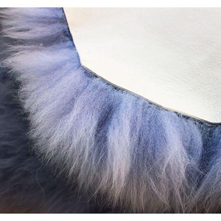 ムートン裏付フリース AUSKIN 長毛ムートンフリース プレミアムレーベル 4匹物 100×185