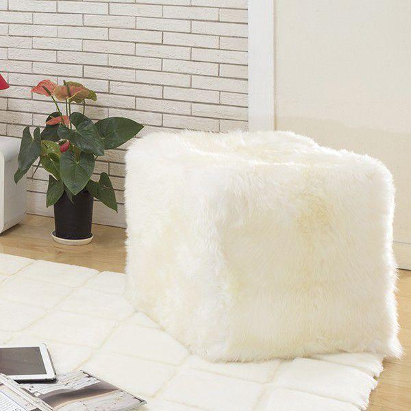 Californiaで購入スツール ムートン