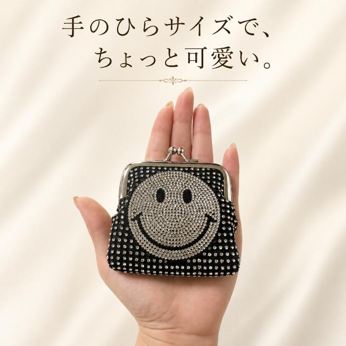 キラキラ ミニがま口ポーチ】ミニ がま口 ポーチ キラキラ ライン