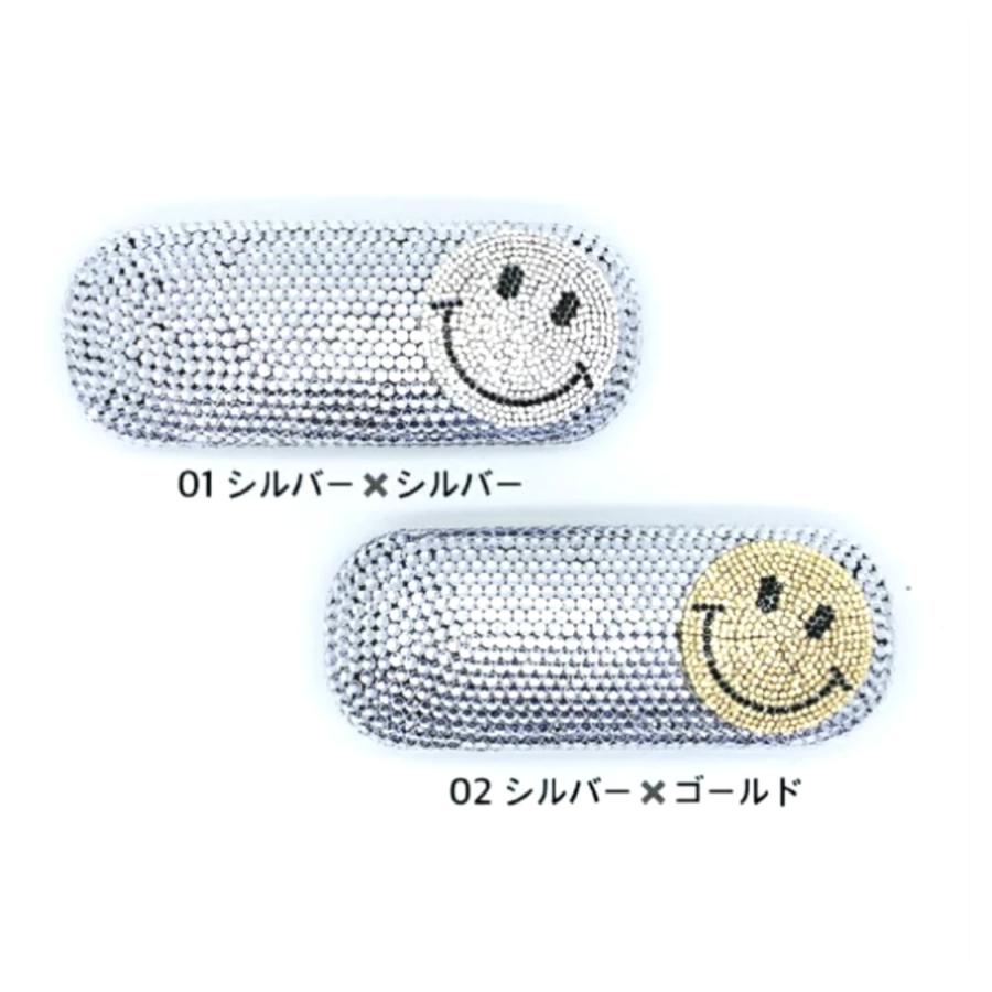 キラキラ スマイルニコちゃん メガネケース 新作 人気 ハンドメイド 