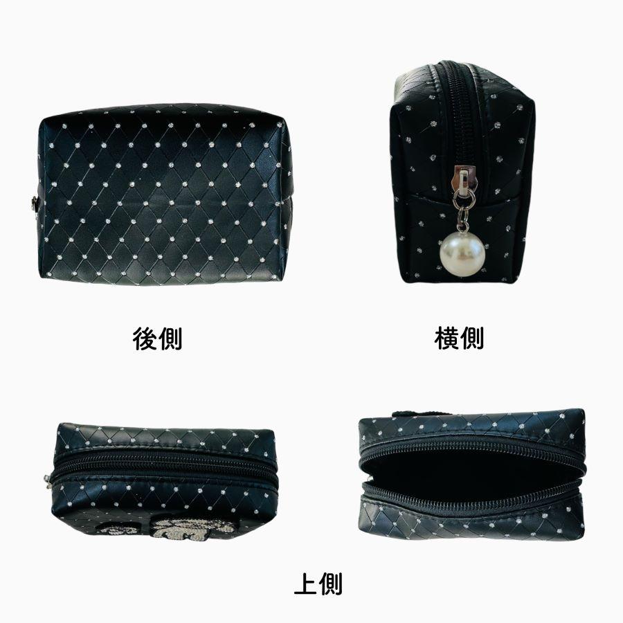 もも新品未使用　キラキラ　スワロフスキー　パーティーポーチ キラキラポーチ ブランド 新作 人気 可愛い プレゼント ギフト