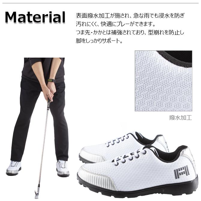 【新品未使用タグ付】グラビスゴルフシューズ27㎝￼白×黒スパイクレス メンズ グラビスゴルフシューズgravis golf 27㎝ 新品未使用タグ付】グラビス