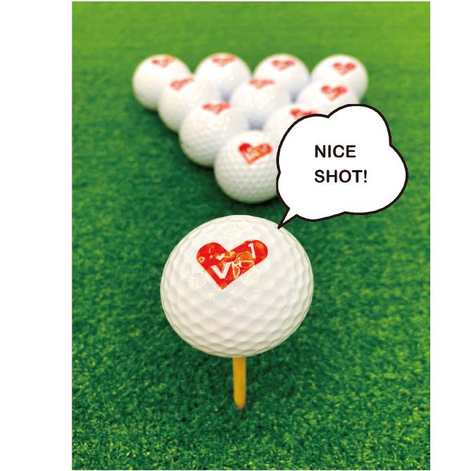 ゴルフボール ビバハート Viva Heart ゴルフ レディース用ボール 1ダース 12球入 超ソフト 高弾道 柔らかい打感 As Viva Ball ノーブルゴルフ 通販 Yahoo ショッピング