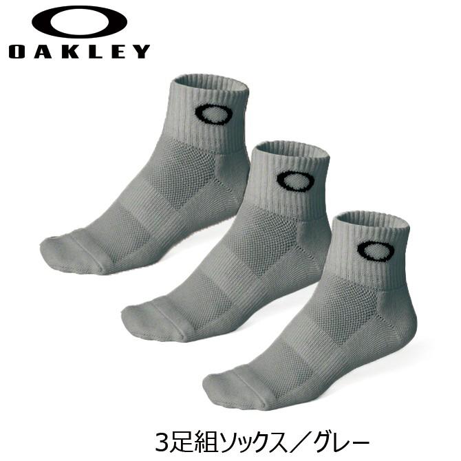 オークリー 靴下 3足セット 送料無料 ベーシック ソックス 土踏まずサポート メッシュ OAKLEY 93238JP　メーカー取り寄せ　アーチサポート｜noblegolf｜05